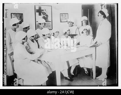 Nataline Dulles ad Atene in ospedale Foto Stock