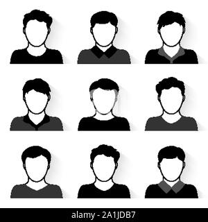 Vector set di icone di persone Illustrazione Vettoriale