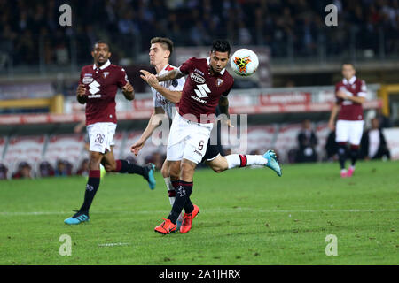 Torino, Italia. Il 26 settembre 2019.. Serie A italiana . Torino FC vs AC Milan. Armando Izzo di Torino FC. Foto Stock