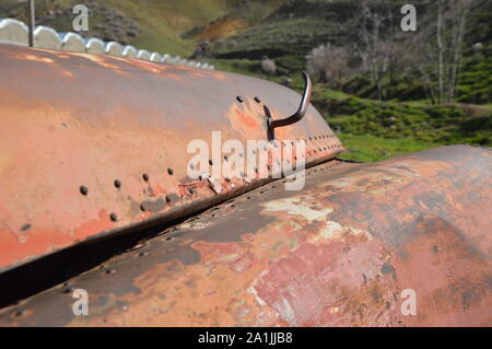 I vecchi veicoli immagini per vecchi e logori, car.Immagini per vecchi e logori, car.اThis car si trova nelle highlands intorno a Qazvin in Iran. Foto Stock