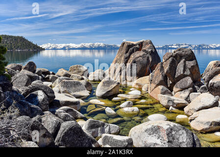 Secret Cove (Lake Tahoe, Nevada, STATI UNITI D'AMERICA Foto Stock