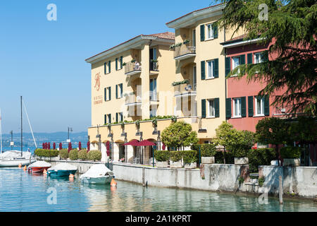 Sirmione, provincia di Brescia, Lombardia, Italia Foto Stock
