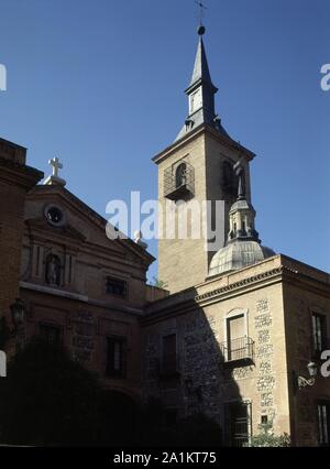 EXTERIOR DE LA IGLESIA PARROQUIAL - C/Arenal. Posizione: Iglesia de San Gines. MADRID. Spagna. Foto Stock