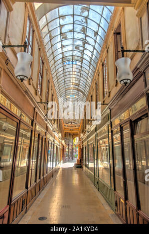 Parigi, Montorgueil Saint Denis quartiere Foto Stock