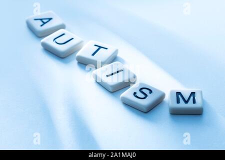 L'autismo, immagine concettuale. Foto Stock