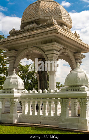 Esterno del Santuario indù. Lemont, Illinois, Stati Uniti d'America Foto Stock