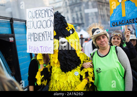 Clima globale sciopero, Buenos Aires, Argentina Foto Stock