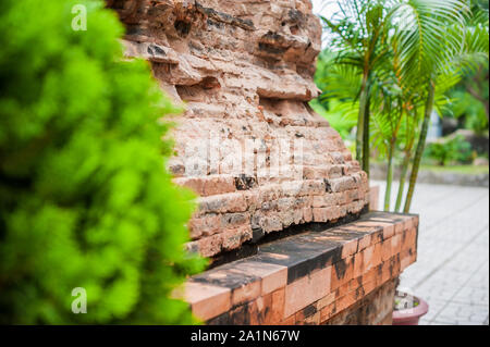 Old Brick cham torri a Nha Trang, punto di riferimento Vietnam Foto Stock