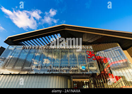 Hobart Australia / l Istituto per l ambiente marino e studi Antartico in Tasmania. Foto Stock