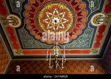 Sinagoga di Praga interno, Giubileo Sinagoga di Praga Repubblica Ceca Foto Stock