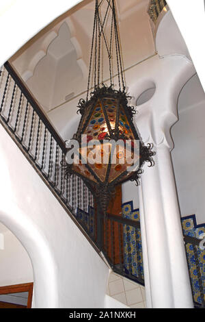 Torre Bellesguard, architetto Antonio Gaudì a Barcellona Foto Stock