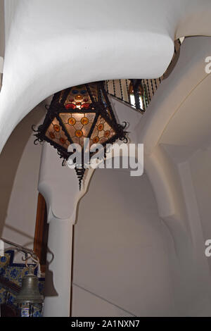 Torre Bellesguard, architetto Antonio Gaudì a Barcellona Foto Stock