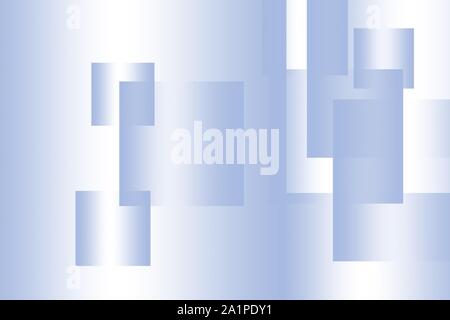 Blue disegnato a mano le piazze di gradiente la configurazione di sfondo Foto Stock