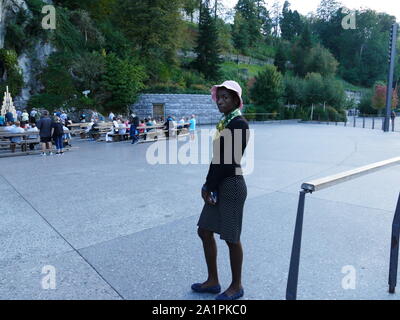 Lourdes, 3° centro mondiale di pellegrinaggio cristiano, dopo Roma e Jérusalem e primo cattolico francese centro di pellegrinaggio Foto Stock