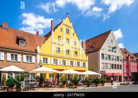 Città storica di Donauwoerth, Baviera, Germania Foto Stock