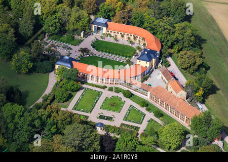 Castello del Belvedere o Schloss un castello barocco nella periferia di Weimar, Germania. Foto Stock