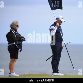 KINGSBARNS, Scozia. 28 SETTEMBRE 2019: David Drysdale della Scozia durante il round 3 del Alfred Dunhill Links Championship, Tour Europeo di Golf Foto Stock