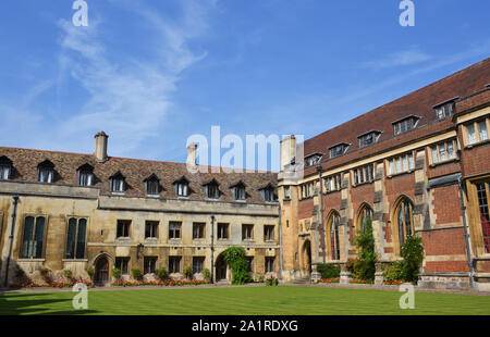 Edifici di Pembroke College di Cambridge, Gran Bretagna Foto Stock