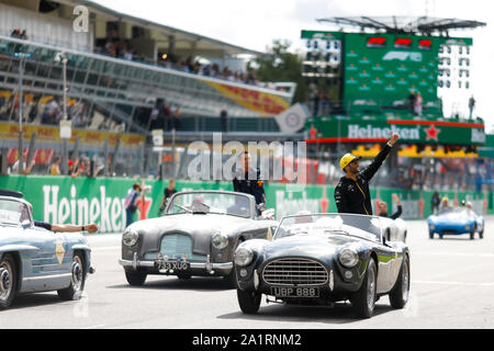 DANIEL RICCIARDO del Team Renault F1 alla Formula 1 Gran Premio d'Italia a Monza Eni il circuito di Monza, Italia. Foto Stock