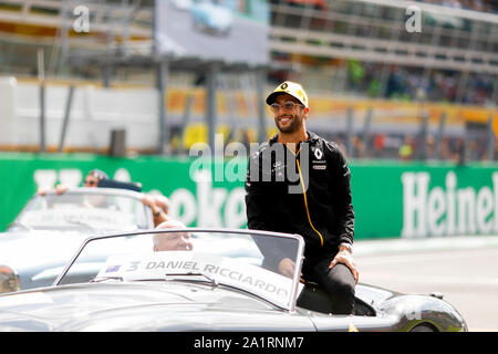 DANIEL RICCIARDO del Team Renault F1 alla Formula 1 Gran Premio d'Italia a Monza Eni il circuito di Monza, Italia. Foto Stock