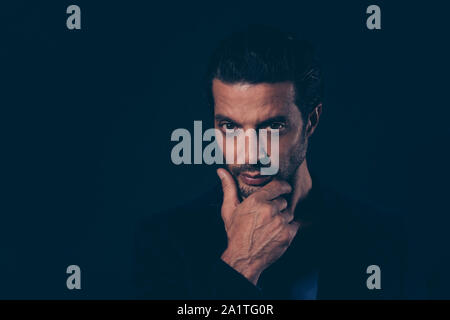 Close-up verticale di Nizza grazioso e ben curate contenuto chi di classe Foto Stock