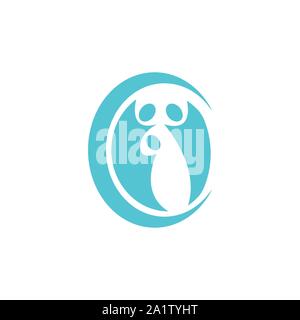 Design vettoriale con logo Animal Dog Illustrazione Vettoriale