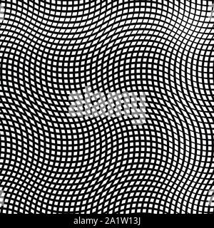 Ordito, sotto forma di libero matrice reticolare, matrice di righe. Complessa rete geometrica, web modello di cellulare, cellulari sfondo. Free-form, reticolo amorfo, lat Illustrazione Vettoriale