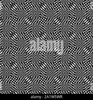 Ordito, sotto forma di libero matrice reticolare, matrice di righe. Complessa rete geometrica, web modello di cellulare, cellulari sfondo. Free-form, reticolo amorfo, lat Illustrazione Vettoriale