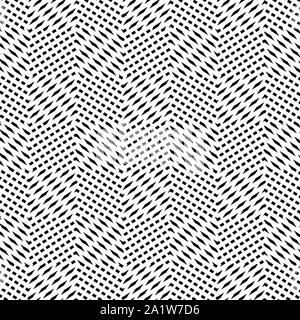 Bianco grill, reticolo di, incrociata a zig zag linee. Griglia simmetrica, la rete di linee con camber, effetto ad arco. Cellule di attraversata ondulate, scarabocchio, b Illustrazione Vettoriale