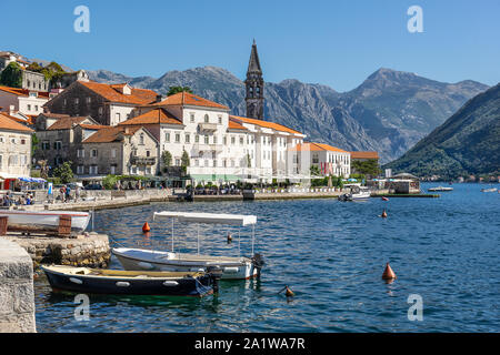 Perast Montenegro Foto Stock