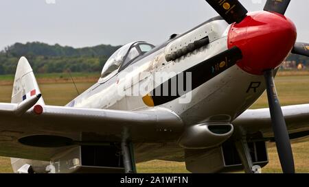 Il Supermarine Spitfire Mk XVIII (G-BUOS) Foto Stock