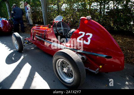 1935 Maserati 4CM come disputato il Goodwood Trophy al Goodwood xiv sett 2019 a Chichester, Inghilterra. Copyright Michael Cole Foto Stock