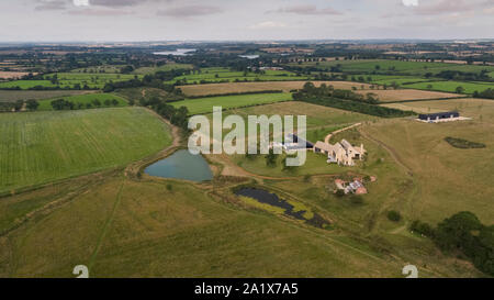 Le foto aeree di casa Hannington, Northamptionshire Foto Stock