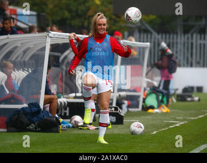 Boreham Wood, Regno Unito. 29Sep, 2019. BOREHAMWOOD, Inghilterra - 29 settembre: Jill Roord di Arsenal durante la Barclay FA DONNA Super League match tra Arsenal donne e Brighton e Hove Albion donne a Prato Park Stadium il 29 settembre 2019 in Boreham Wood, Inghilterra Credit: Azione Foto Sport/Alamy Live News Foto Stock