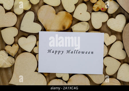 Happy Halloween o ringraziamento biglietto di auguri Foto Stock