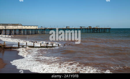 Teignmouth Pier Foto Stock