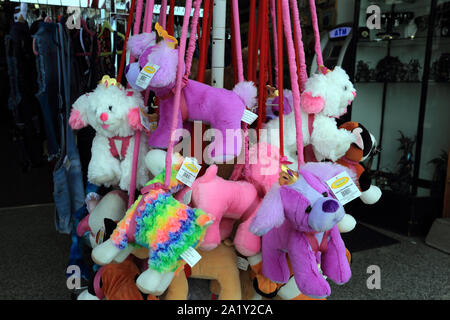 Animali imbalsamati in regali Hampton Beach New Hampshire Foto Stock