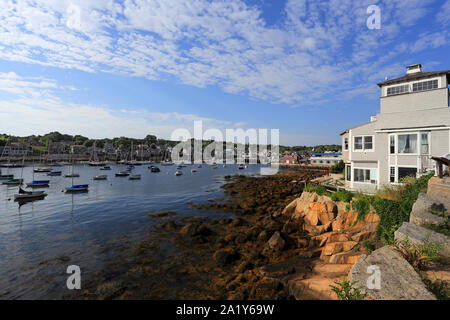 Porto di Rockport Massachussetts Foto Stock