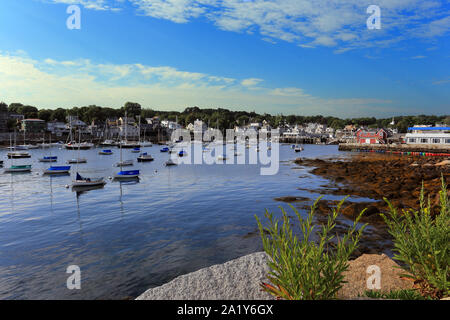Porto di Rockport Massachussetts Foto Stock