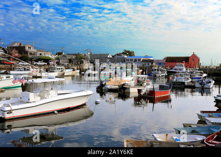 Porto di Rockport Massachussetts Foto Stock