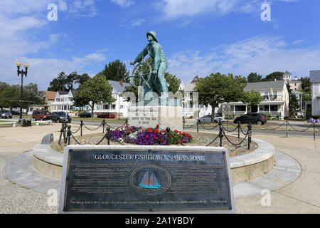 Fisherman's Memorial Gloucester Massachussets Foto Stock