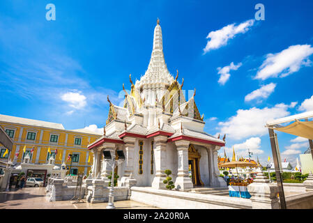 Lak Mueang, pilastro della città santuario di Bangkok in Thailandia Foto Stock