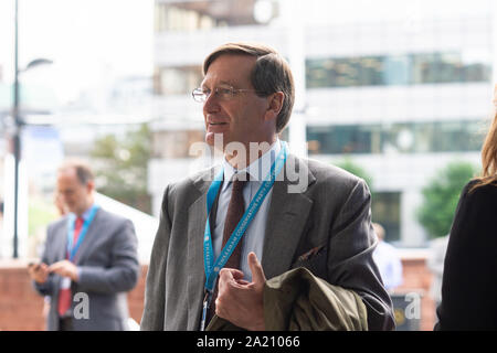 Manchester, Regno Unito. Il 30 settembre, 2019. Dominic Grieve QC, MP per Beaconsfield, presso il congresso del partito conservatore al Manchester Central Convention Complex, Manchester il lunedì 30 settembre 2019 (di credito: P Scaasi | MI News) Credito: MI News & Sport /Alamy Live News Foto Stock