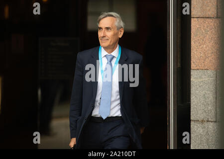 Manchester, Regno Unito. Il 30 settembre, 2019. John Redwood, MP per Wokingham, presso il congresso del partito conservatore al Manchester Central Convention Complex, Manchester il lunedì 30 settembre 2019 (di credito: P Scaasi | MI News) Credito: MI News & Sport /Alamy Live News Foto Stock