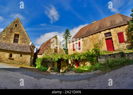 Saint-Julien, Dordogne, la valle della Dordogna, Périgord, Aquitaine, Francia Foto Stock