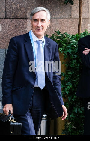 Manchester, Regno Unito. Il 30 settembre 2019. John Redwood al Partito Conservatore conferenza autunnale lunedì 30 settembre 2019 a Manchester Central, Manchester. Foto di credito: Julie Edwards/Alamy Live News Foto Stock