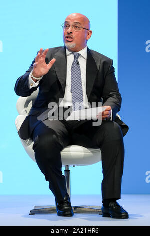 Manchester, Regno Unito. Il 30 settembre 2019. Partito conservatore conferenza autunnale lunedì 30 settembre 2019 a Manchester Central, Manchester. Foto di credito: Julie Edwards/Alamy Live News Foto Stock