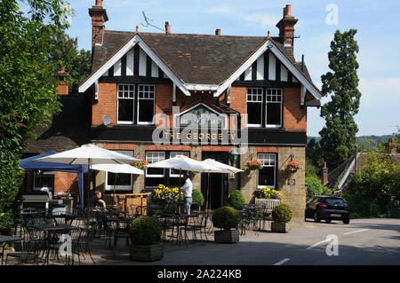 Il George IV inn, grande Amwell, Hertfordshire, era la Quart Pot bistro nel XVIII secolo. Ha cambiato il suo nome nel secolo seguente un Foto Stock