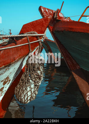 La pesca Â barche, Bali, Indonesia Foto Stock