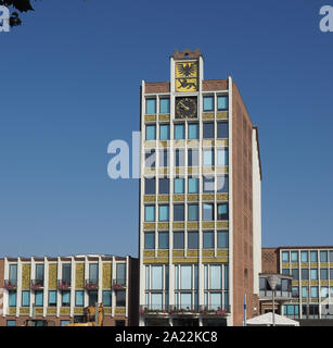 DUEREN, Germania - circa agosto 2019: Rathaus (significato city hall) Foto Stock